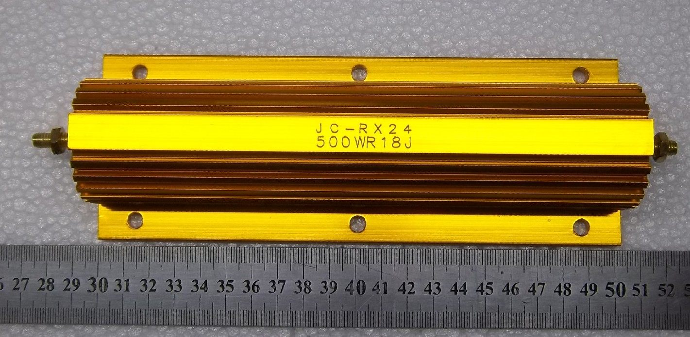 Gold color aluminum housing resistor winding resistance brake resistance brake resistance 500W