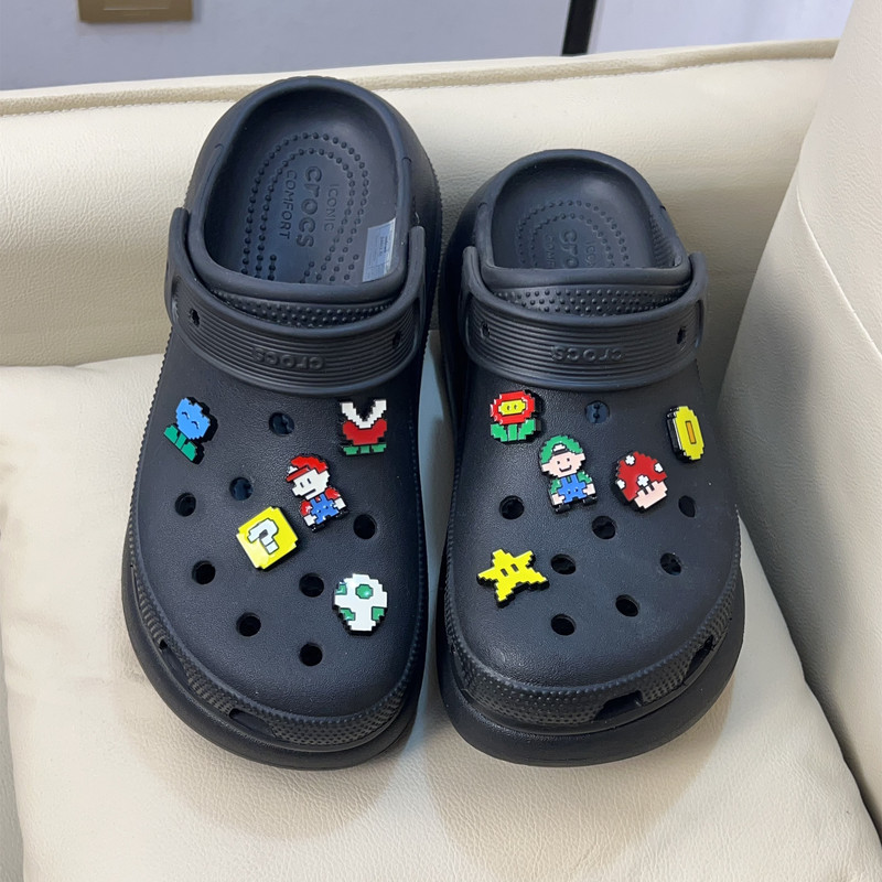Mario Brothers Shoe Charms Accessories Shoe Clips Compatible with Crocs Cartoon Decorative Clips DIY Mario Brothers Shoe Charms Accessories Shoe Clips Compatible with Crocs Cartoon Decorative Clips DIY