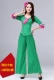Trang phục múa vuông phù hợp với mùa xuân và mùa hè tay áo ngắn tay rộng quần Trung Quốc gió quốc gia quần áo khiêu vũ trang phục phụ nữ - Khiêu vũ / Thể dục nhịp điệu / Thể dục dụng cụ váy nhảy cha cha