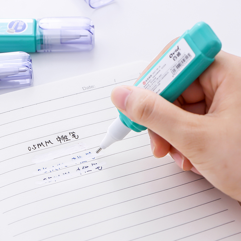 Good-looking coating changes Baitong correction fluid student cartoon correction modification pen white no-mark quick dry chart change of large capacity