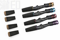 DIY handle set straight handle EVA plus metal parts DIY Luya rod handle set Number 78