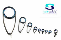 DIY straight handle Luya rod with Xingtai blue magnetic ring stainless steel Black Frame 9 sets of fishing rod accessories