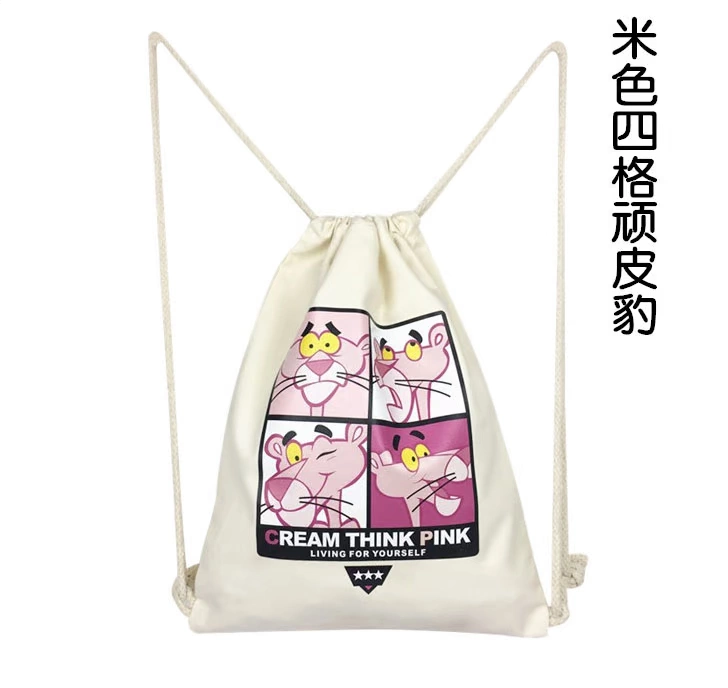 Túi vải sinh viên DrawString ba lô nữ Nhật Bản chùm ba lô phim hoạt hình anime mèo Hàn Quốc phong cách Harajuku balo cho bé