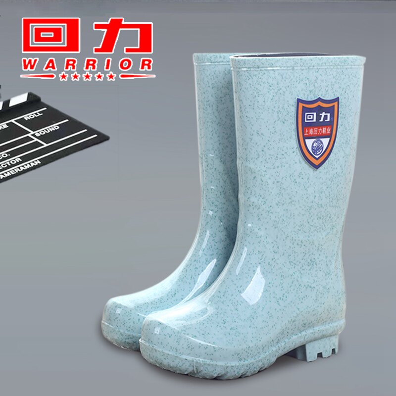 Rain Shoes Woman back Water Waterproof Non-slip Water Shoe Shoes High Silo Mid Barrel Rubber Shoes Short Barrel Water Boots Gush Rain Boots