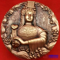 Медный значок, медная медаль, 90mm