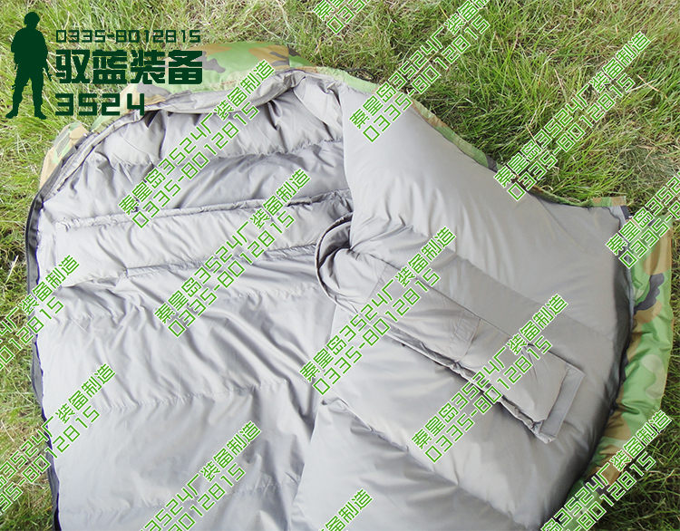 Ngụy trang chính hãng xuống túi ngủ hành quân cứu vịt xuống túi ngủ lính đơn xuống túi ngủ dày chống thấm xuống túi ngủ - Túi ngủ cá mập túi ngủ