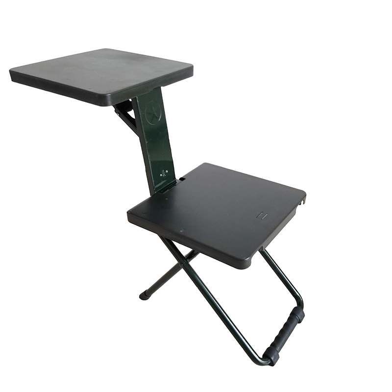 Outdoor folding chair multi-functional ABS plastic portable backchair learning table bench camping outdoor chair stool