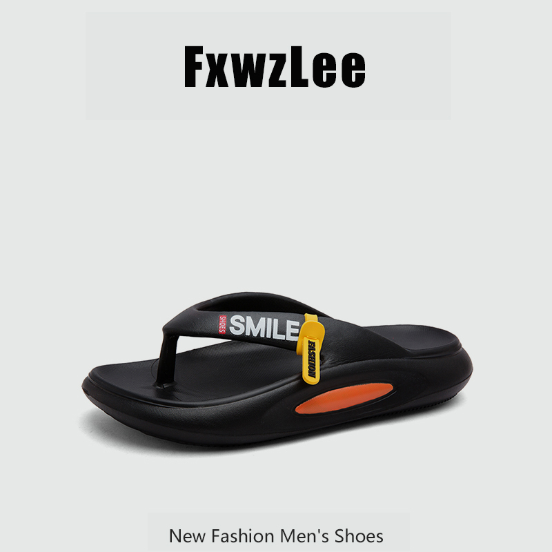 [Really Easy to Wear] Fxwzlee2026 Shock-Absorbing and Wear-Resistant Flip-Flops for Men, Outdoor Summer Beach Slippers