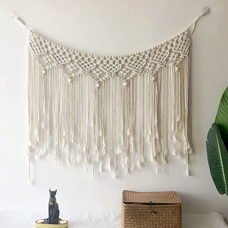 Nordic Tassel Wall Tapestry Bedroom Bedside Decoration Background Wall Hanging Bohemian Door Curtain Living Room Wall Tapestry Nordic Tassel Wall Tapestry Bedroom Bedside Decoration Background Wall Hanging Bohemian Door Curtain Living Room Wall Tapestry