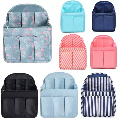 Bag in bag, bag in bag, bag edge, backpack, support bag, finishing bag, school bag, partition, storage bag, shoulder bag, liner bag