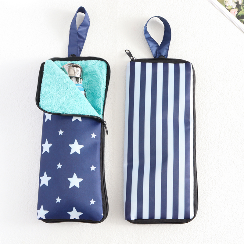 Striped Umbrella Cover Waterproof Storage Bag Umbrella Bag Wet Rain Bag Umbrella Bag Cartoon Moisture-Absorbing Foldable Tote Bag