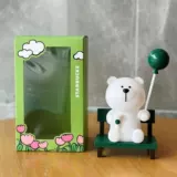 Starbucks Mumin Cothoperation Moomin Night Light Silicone Touch Doll Catting Light теплое желтое световое украшение