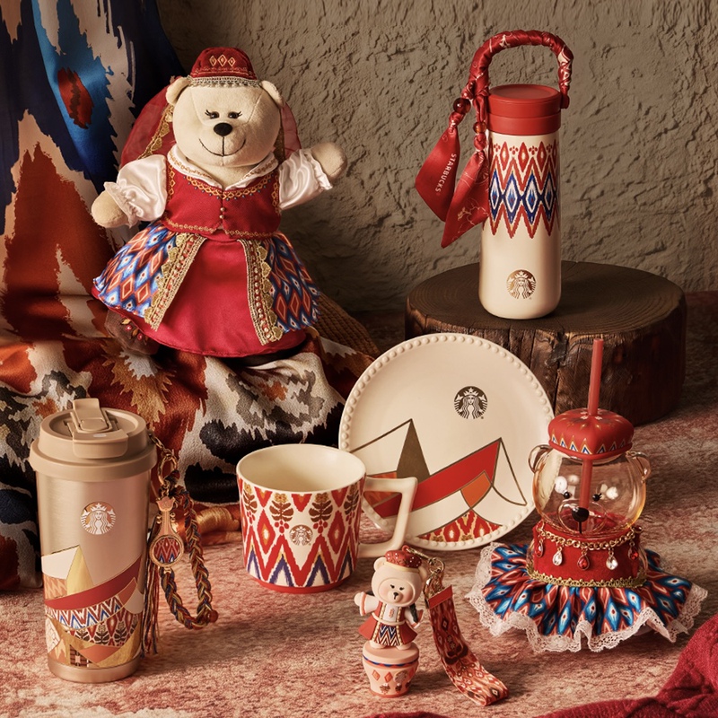 Starbucks Cup Xinjiang Starbucks Dancing Bear Gem Chain Figurine Mug Stainless Steel Straw Insulated Water Cup Starbucks Cup Xinjiang Starbucks Dancing Bear Gem Chain Figurine Mug Stainless Steel Straw Insulated Water Cup