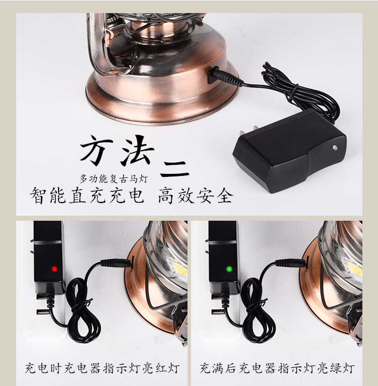 Đèn lồng năng lượng mặt trời có thể sạc lại đa chức năng chiếu sáng ngoài trời khẩn cấp cắm trại lều đèn dầu hỏa retro đèn xách tay den pin doi dau sieu sang chieu xa 1000m