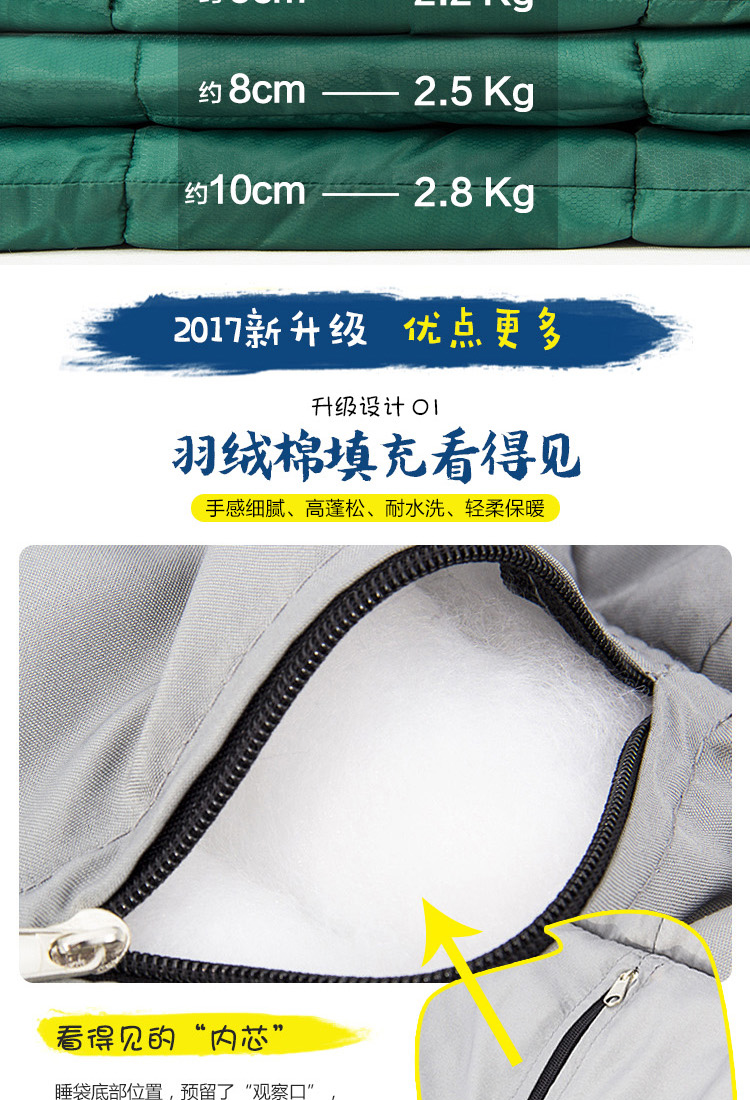Tiếp cận túi ngủ ngoài trời Có thể tiếp cận xuống bông cắm trại dày lên nghỉ trưa du lịch túi ngủ cotton bẩn túi ngủ madfox
