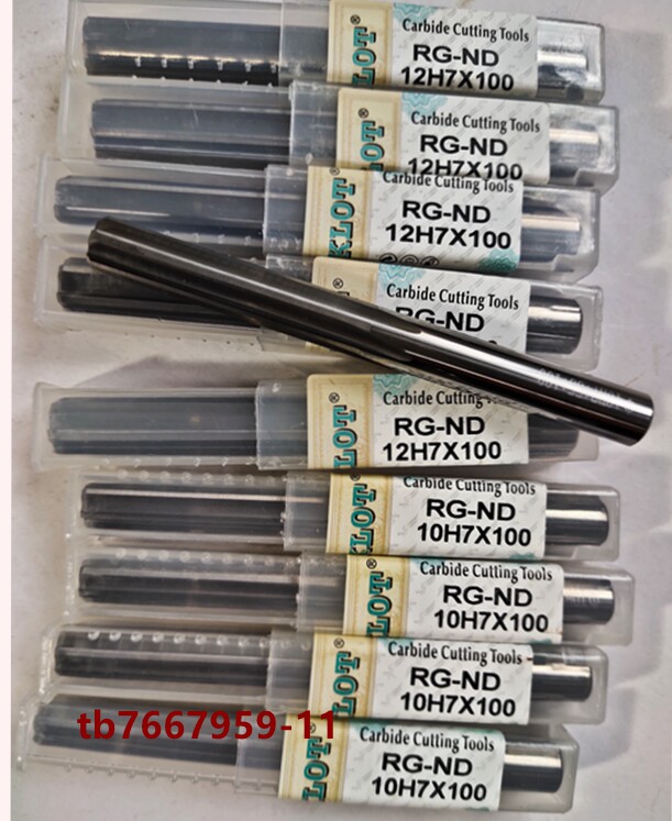 YG6X KLOT Yongwei overall alloy tungsten steel straight groove machine with hinge knife 7 8 9 10 11 *100 H7H8H9