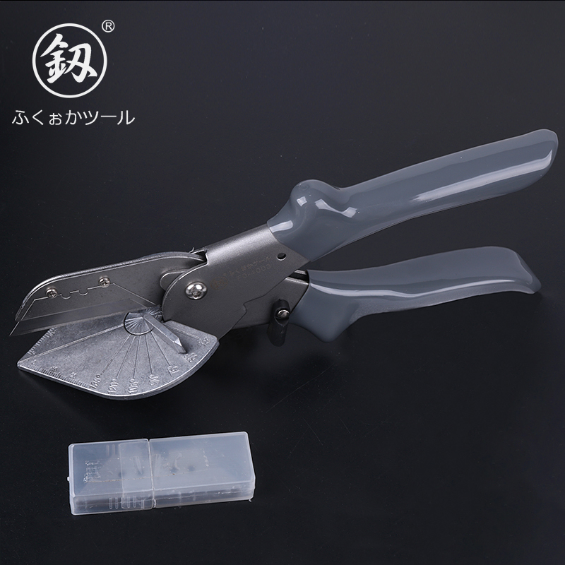 Japan Fukuoka tool multi-functional angle scissors 45 folding edge pliers carpentry wire slot shears imported from Germany 90 degrees adjustable