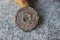 Filling Tang Dynasty Kaiyuan Tombo Crystal Rust Fidelity Ancient Money Copper Coins 25 5mm Q20 23