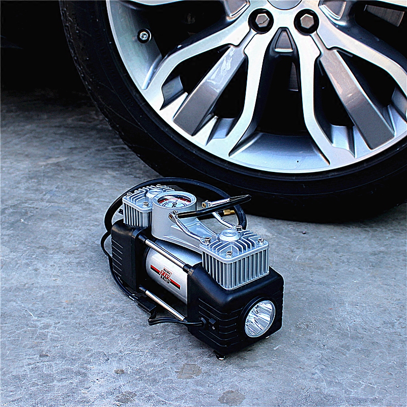 German Tiputrap Vehicular Inflators Double-Cylinder High Pressure 12V Portable Cars With SUV Tire Beating Air Pump