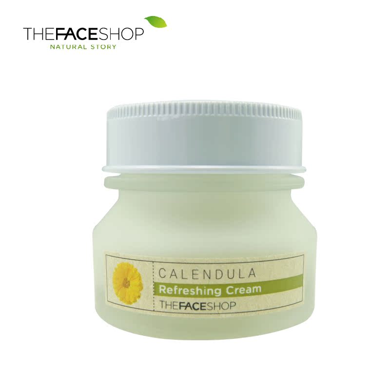 The Face Shop 面霜 金盏花清润霜 防过敏 补水 保湿 正品