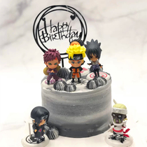 Fire Shadow Ninja 18 generation 19 generation of solid Q doll birthday cake decoration parts decorated