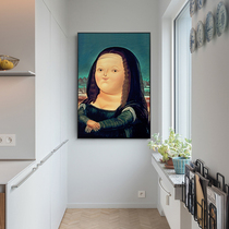Cross stitch 2021 new living room Mona Lisa Q version funny yourself embroidered wire embroidered with atmosphere small pieces full of embroidery