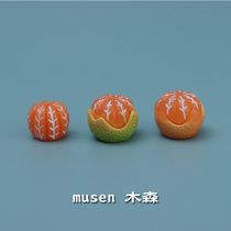 Simulation miniature orange fruit model ob11 soldiers hand-made scene props car ornaments childrens plastic toys