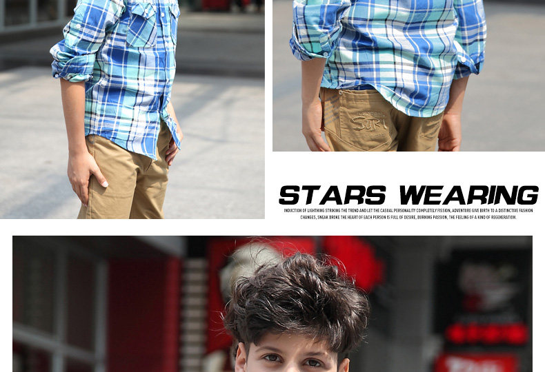 Chemise garcon à manche longue - Ref 2074669 Image 100