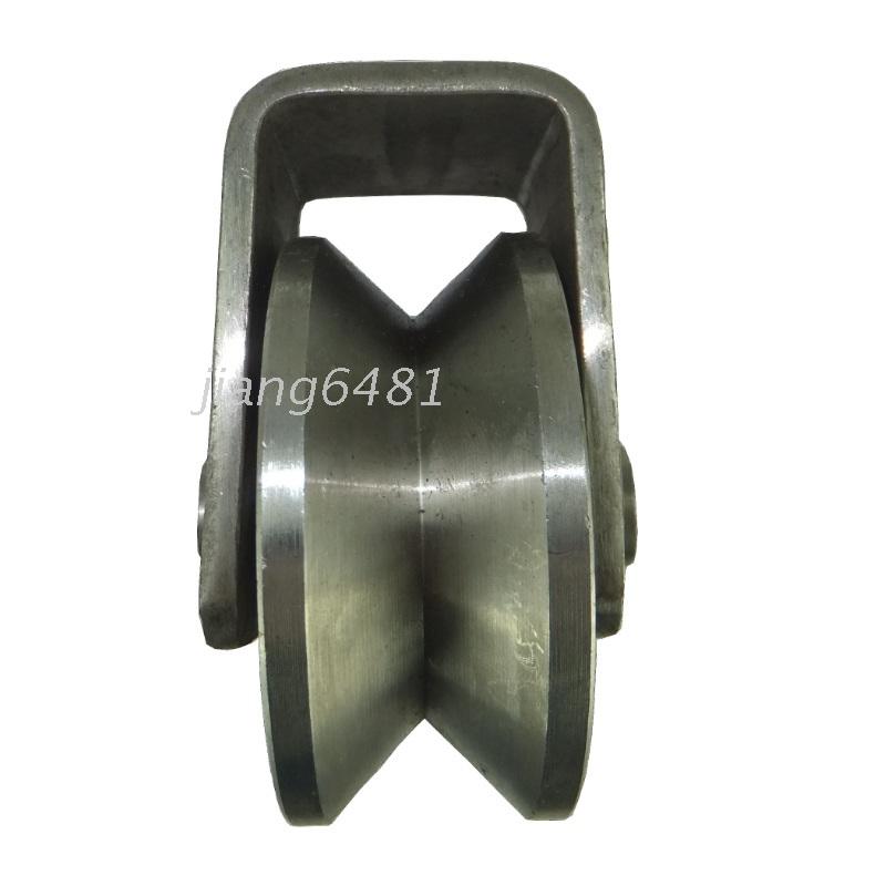 Stainless steel 201 translation door V-shaped wheel translation door machine fixed walking wheel translation door fixed caster corner wheel