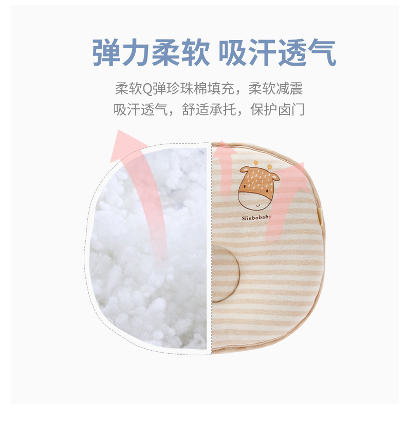 Gối tạo kiểu cho bé Sản phẩm chính Viện trợ Chỉnh sửa Đầu phẳng Chỉnh đầu Loại 0-3 Tháng Gối mới sinh - Túi ngủ / Mat / Gối / Ded stuff bán túi ngủ cho bé