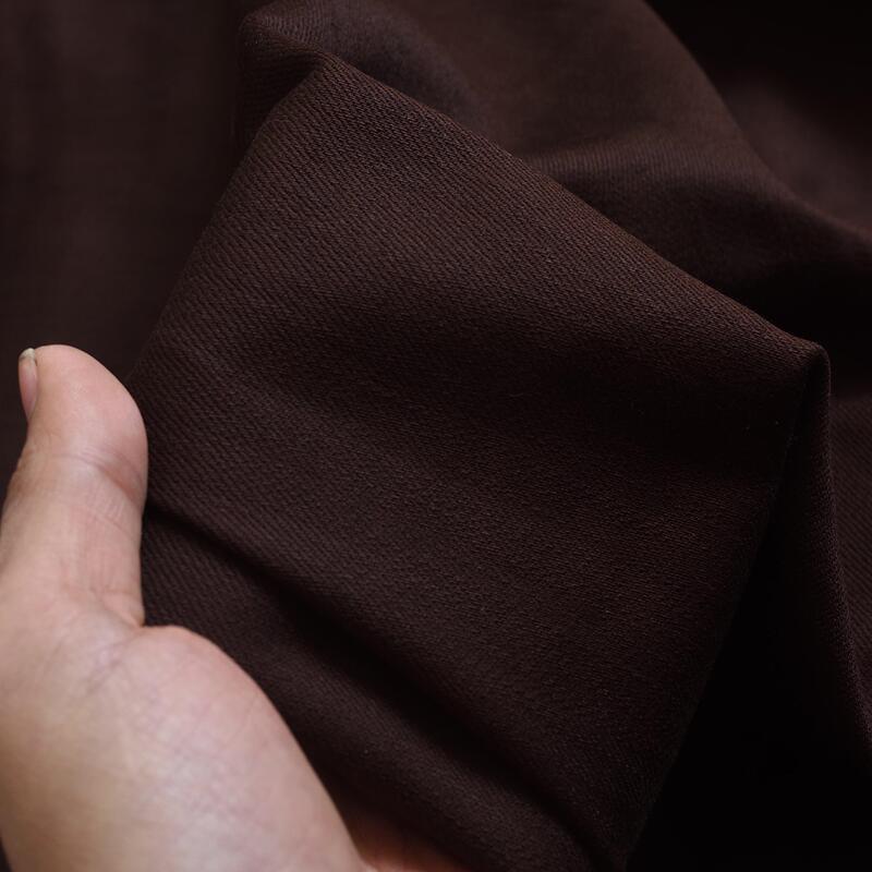 Dark Brown Denim Fabric, High-End Micro-Stretch, Soft, Designer Brand, Italian Vintage, Imported from Japan Dark Brown Denim Fabric, High-End Micro-Stretch, Soft, Designer Brand, Italian Vintage, Imported from Japan