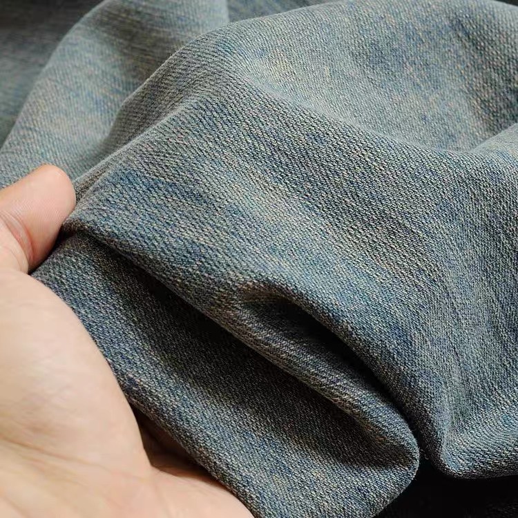 Italian Denim Fabric with Slight Stretch, Soft Washed Denim, High-End Quality, Imported from Turkey and Japan, High-Quality Brand