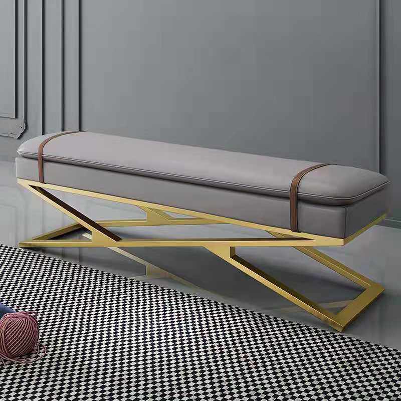 Change shoes stool wear shoes stool net red bed stool bedroom sofa stool soft bag cushion modern simple cloakroom long stool