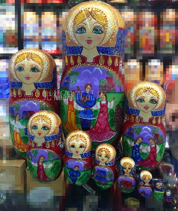 Russia Imports 10 layers of Teva ten stories Story Boutique Creative Wedding Gift Pendulum original Souvenir Souvenir