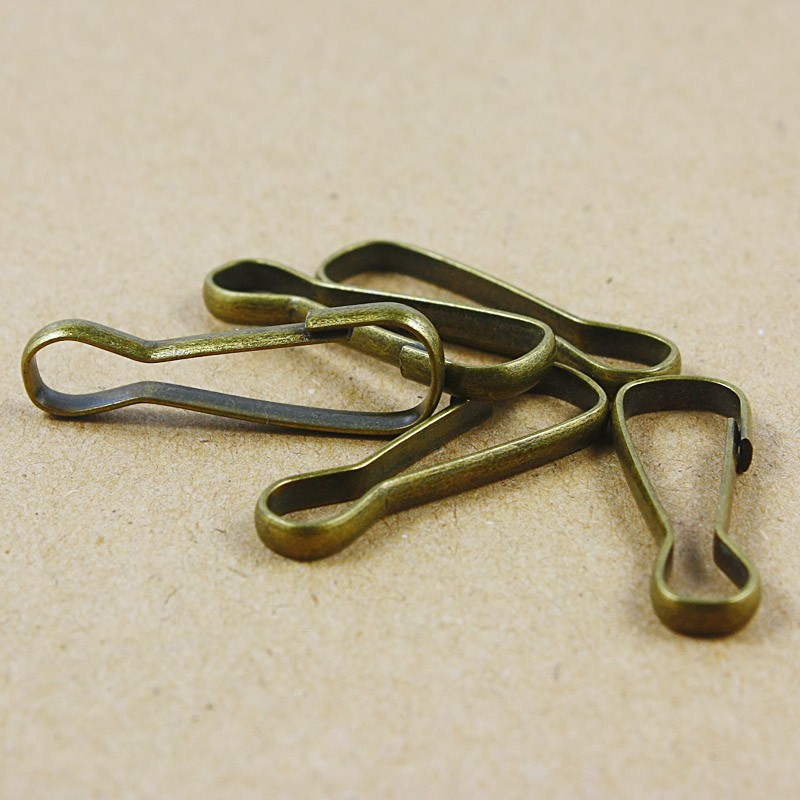 Key button small buckle key ring shrapnel buckle fitting small number Mini elastic hanging buckle pig bile duct metal retro-Taobao