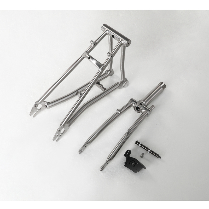 Ti39 Ti39 Xiaobu Folding Bike Titanium Alloy Pline Model Front and Rear Forks