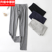 100cotton mens quần mùa thu Mens đơn xà cạp sửa chữa quần quần thân bông ấm bông dày quần lót.