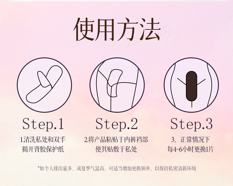 【中国直邮】 妇炎洁 雪莲清芯净养贴  雪莲贴护垫  草本卫生护理垫  中药纯棉抑菌保养贴  2贴*3盒