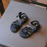 Детские сандалии, летняя модная обувь для принцессы, в корейском стиле, мягкая подошва