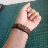 Кожаный браслет ручной работы для влюбленных, из натуральной кожи, в стиле панк, подарок на день рождения