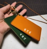 Кожаный картхолдер, мультяшный чехол для проездного, защитный чехол, из натуральной кожи