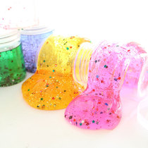 Sequin Crystal mud sparkling exploding fire Crystal poke mud dream slime transparent slime Clay