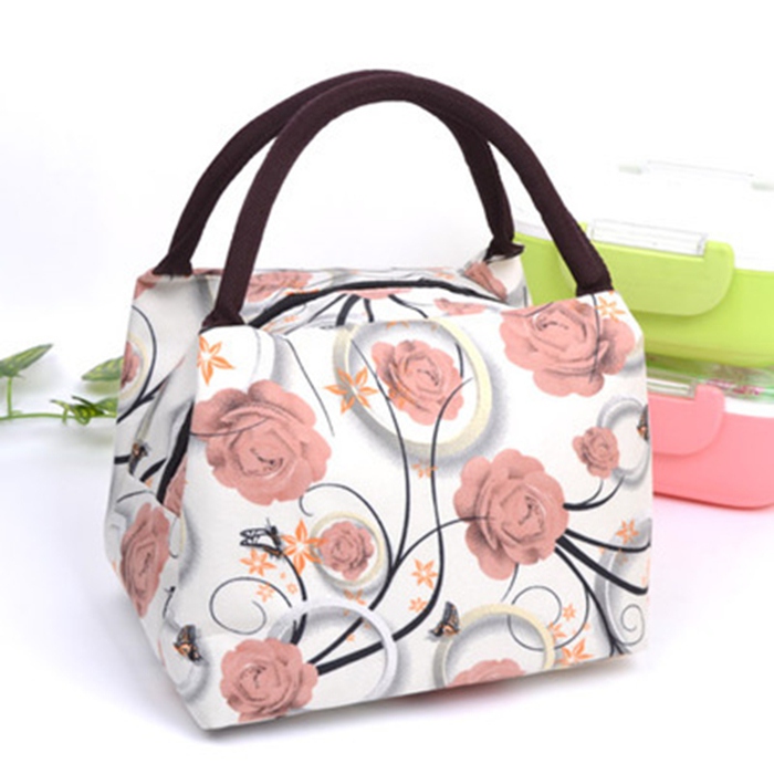 Women's handbag storage bag Waterproof bento bag lunch box bag handbag Mommy bag Bento bag Shopping bag with rice bag