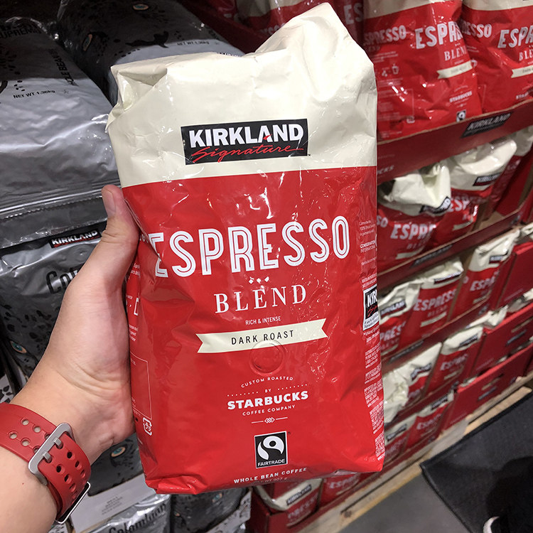 costco Sam's purchase of Kirkland Corkland Deep Severe Baking Coffee Beans USA Starbucks