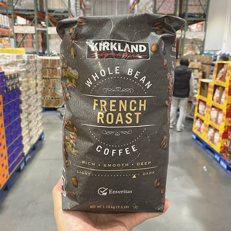 Kirkland Arabica French Roast Coffee Beans 1.13kg Made in the Usa Costco
