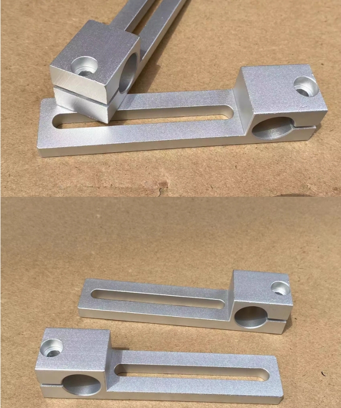 Optical Axis Fixing Clamp Connection Block Fixed Base T-Type Bracket Sk8Mm Pillar Clamping Block Single-Hole Mounting Clamp