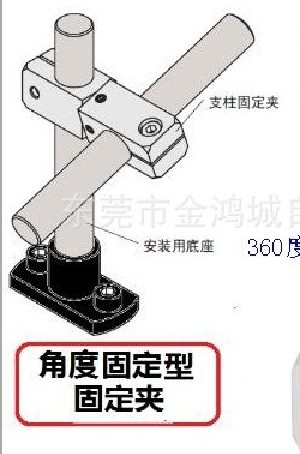 360 rotating optical axis fixing clip thimble sensor rotating bracket photoelectric induction rotating clip angle fixing clip