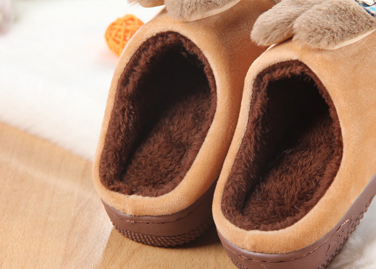 Pantoufles enfants en suède pour hiver - Ref 1007276 Image 18