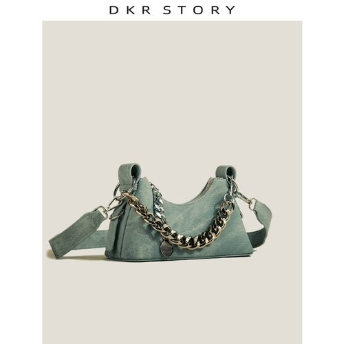 DKR Ретро джинсовая цепь, сумка через плечо для отдыха, коллекция 2023