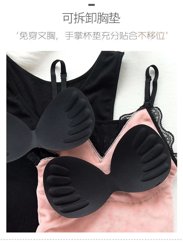 Double Dan đặc biệt 39,9 cotton ấm áp vest nữ mùa đông dày cộng với áo nhung cơ thể bó sát cơ thể gợi cảm quần áo giữ nhiệt nữ